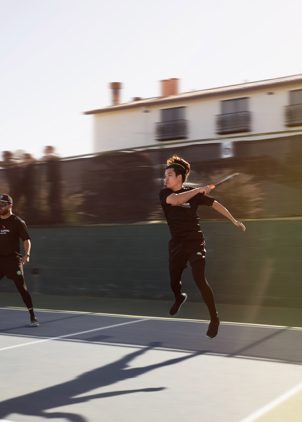 NGSG athlete competing on a pickleball court